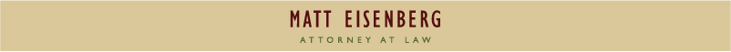 Matt Eisenberg Attorney Napa California Business Wine Law